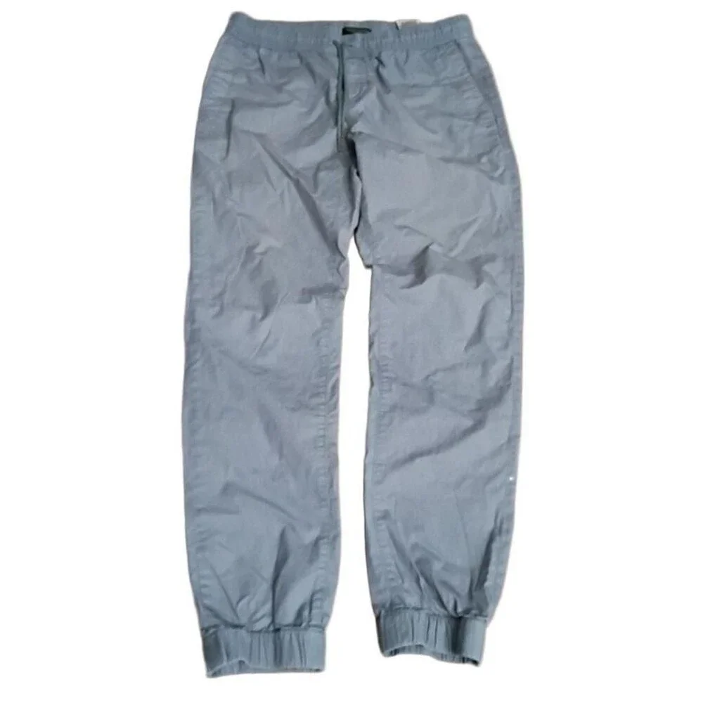 Banana Republic Aiden Pant Gray Drawstring Jogger Pants Size 31x32